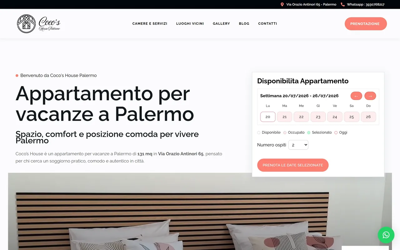 Anteprima del sito Cocos House Palermo